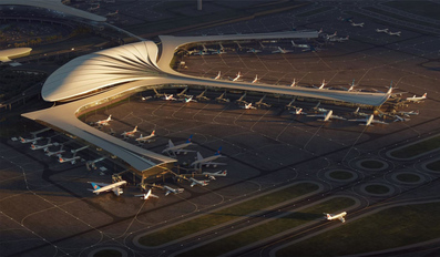 China latest airport design